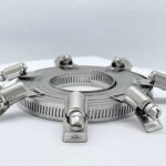 American Type Tape 8mm bandwidth 304 strap self-made American stainless steel through hole steel band