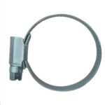 Germany Type 9mm Bandwidth Hose Clamp 8-12mm 60-80mm W1 Silver