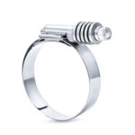 American type Perforated band Heavy duty high strength high torque hose clamp with washer and liner