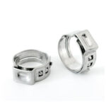 Single Ears Hose Clamp  304 stainless steel adjustable Clamps Ear for car train ship