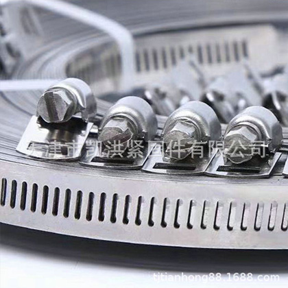 American Type Tape 12mm bandwidth 304 strap self-made American stainless steel through hole steel band