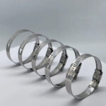 American Type 10mm band width Installs Easily Hose Clamps For Firm Hose